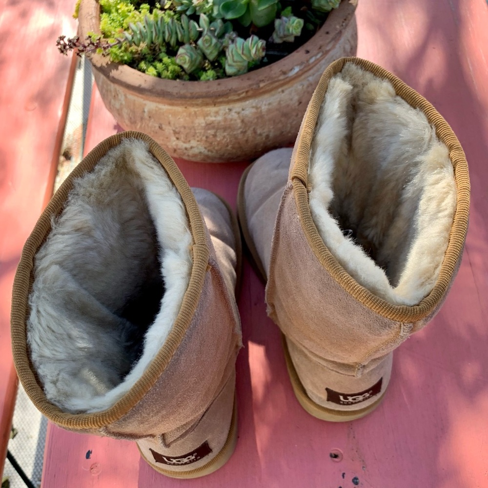 Uggs Classic Tall sz 8 chestnut suede shearling - Picture 8 of 12